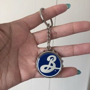 Brooklyn Brewery Keychain with Bottle Opener